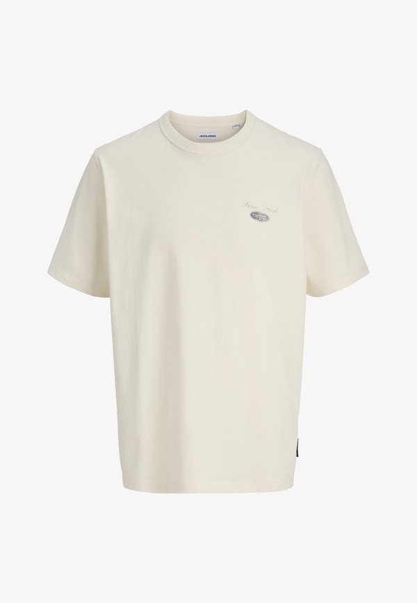 Jack & Jones T- - Print T-shirt - antique white