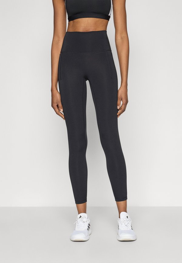 adidas Performance 3 STRIPES STUDIO ALL ME 7/8 - Leggings - black