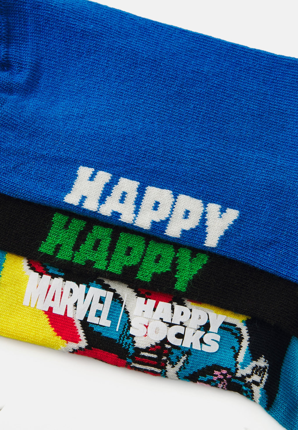 Happy Socks SOLID CAP SOCKS UNISEX 3 PACK