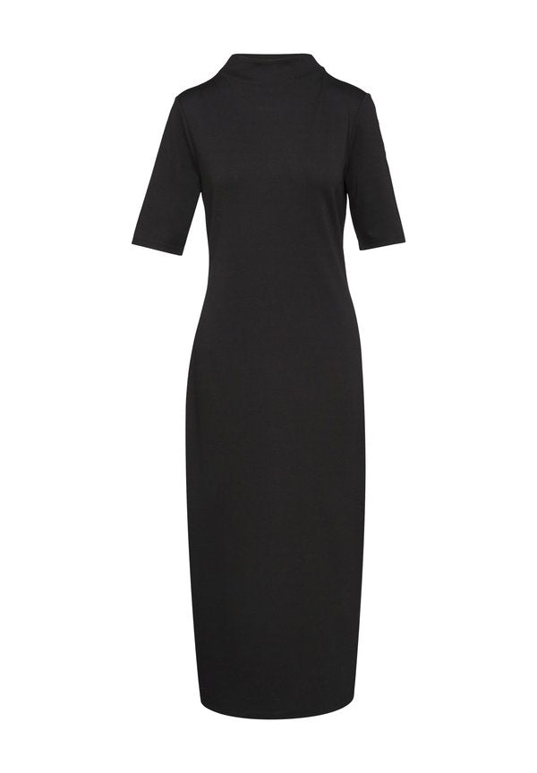 comma casual identity ELEGANTES IM SLIM FIT AUS INTERLOCK MIT STEHKRAGEN