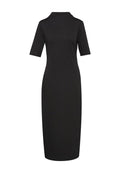 comma casual identity ELEGANTES IM SLIM FIT AUS INTERLOCK MIT STEHKRAGEN