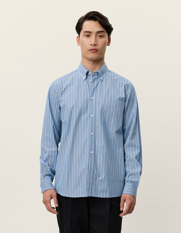 Les Deux KENT STRIPE POPLIN SHIRT