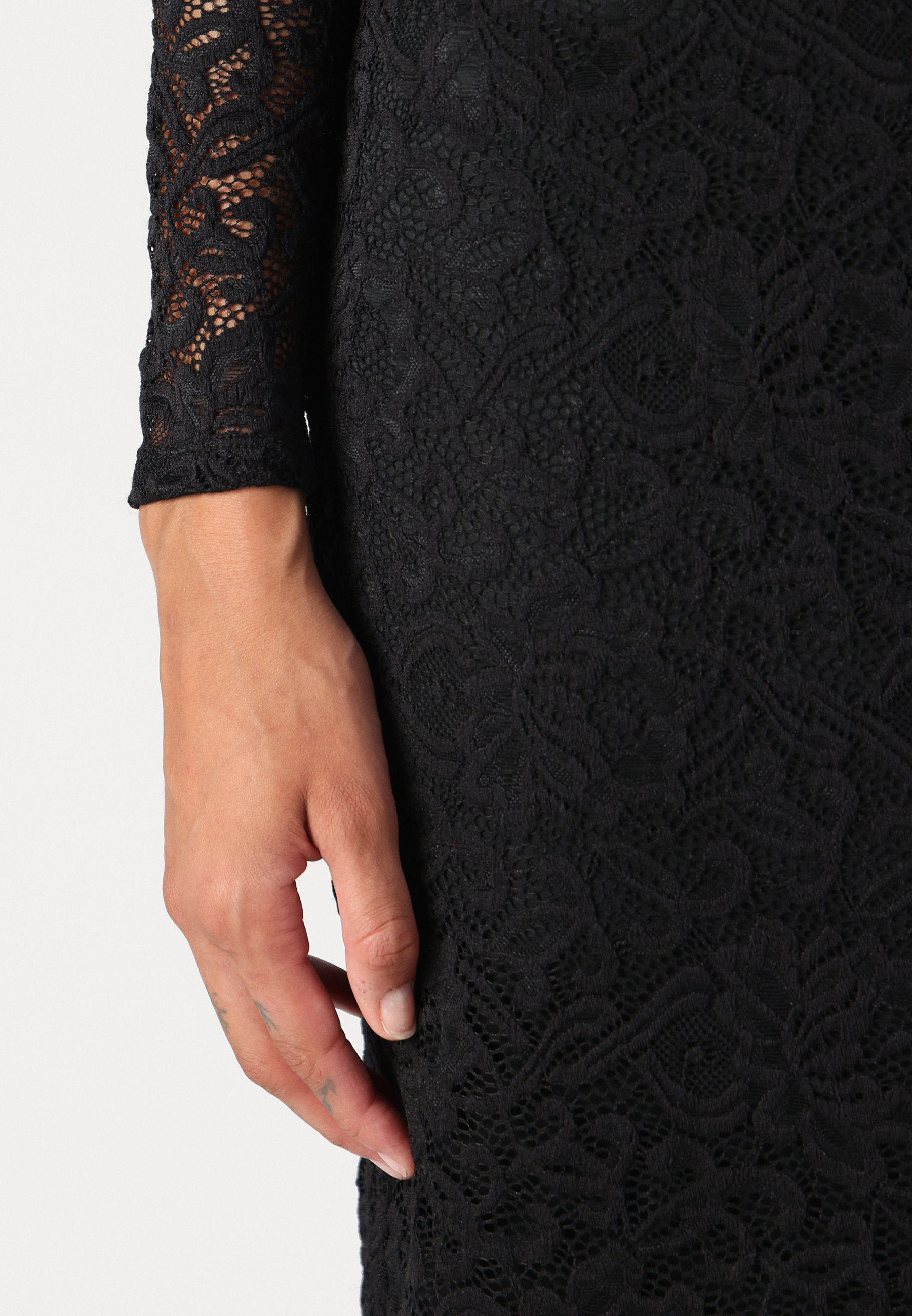 VILA VIDIDA HIGH NECK MIDI DRESS