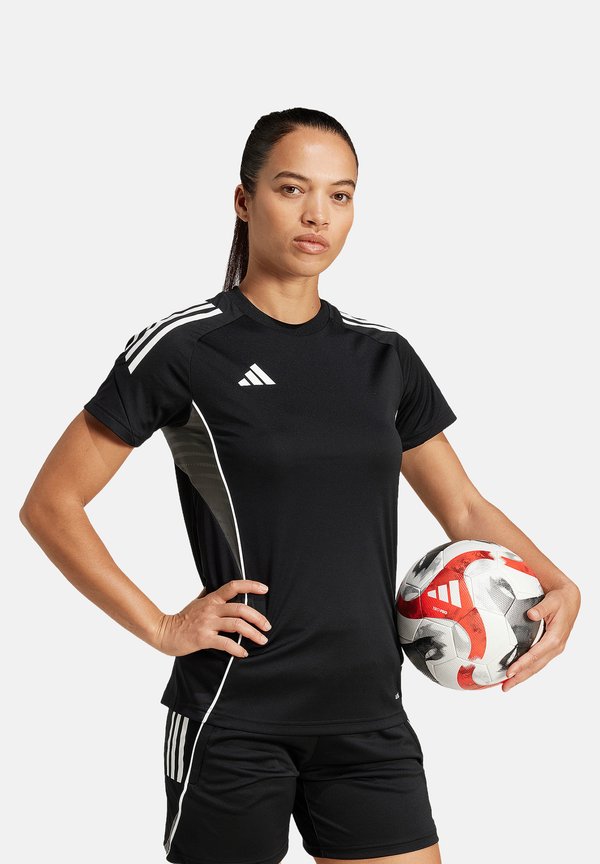 adidas Performance TIRO25C TRAINING JERSEY WOMEN - Sports T-shirt - schwarzgrau