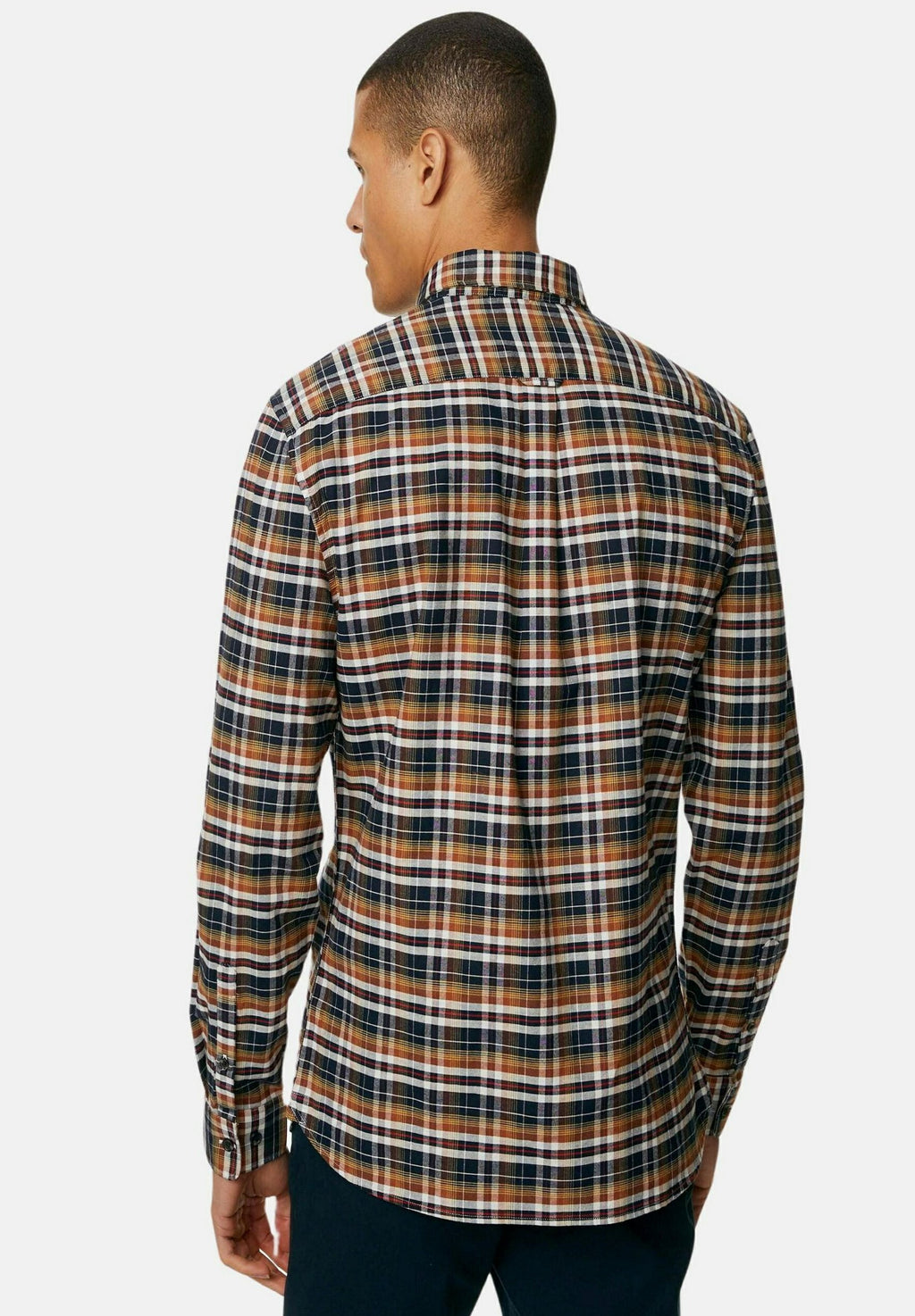 Marks & Spencer EASY IRON CHECK OXFORD