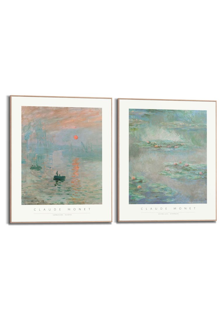 Orange Wallz CLAUDE MONET 2 PACK