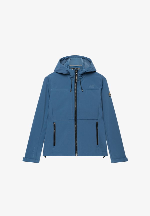 Superdry & Co SUPERDRY HOODED CLASSIC TREKKER JACKET.. - Summer jacket - dry slate blue