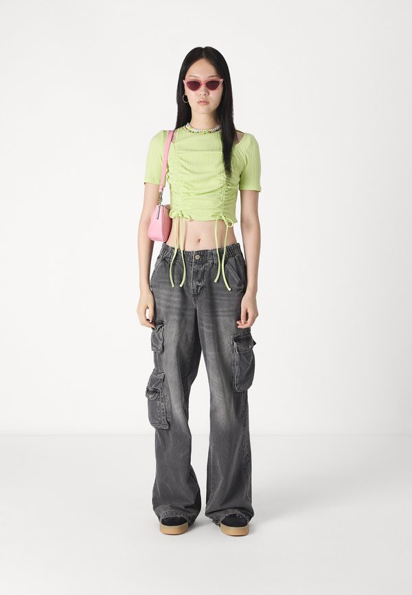 Even&Odd CROP TOP  PULL LACES