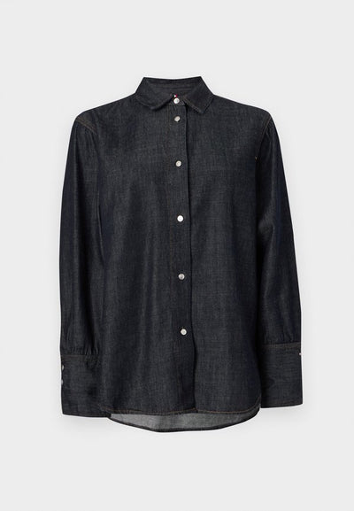 Tommy Hilfiger RELAXED FIT FLAG EMBROIDERY DENIM SHIRT