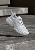 Puma CASSIA 2.0 - Trainers - white/gold-coloured