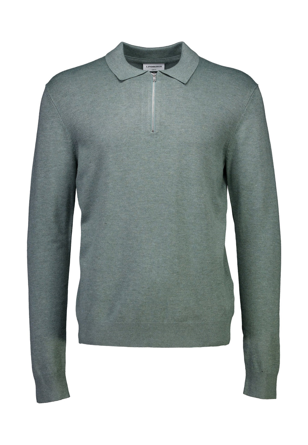 ECOVERO L/S ZIP POLO Media 1