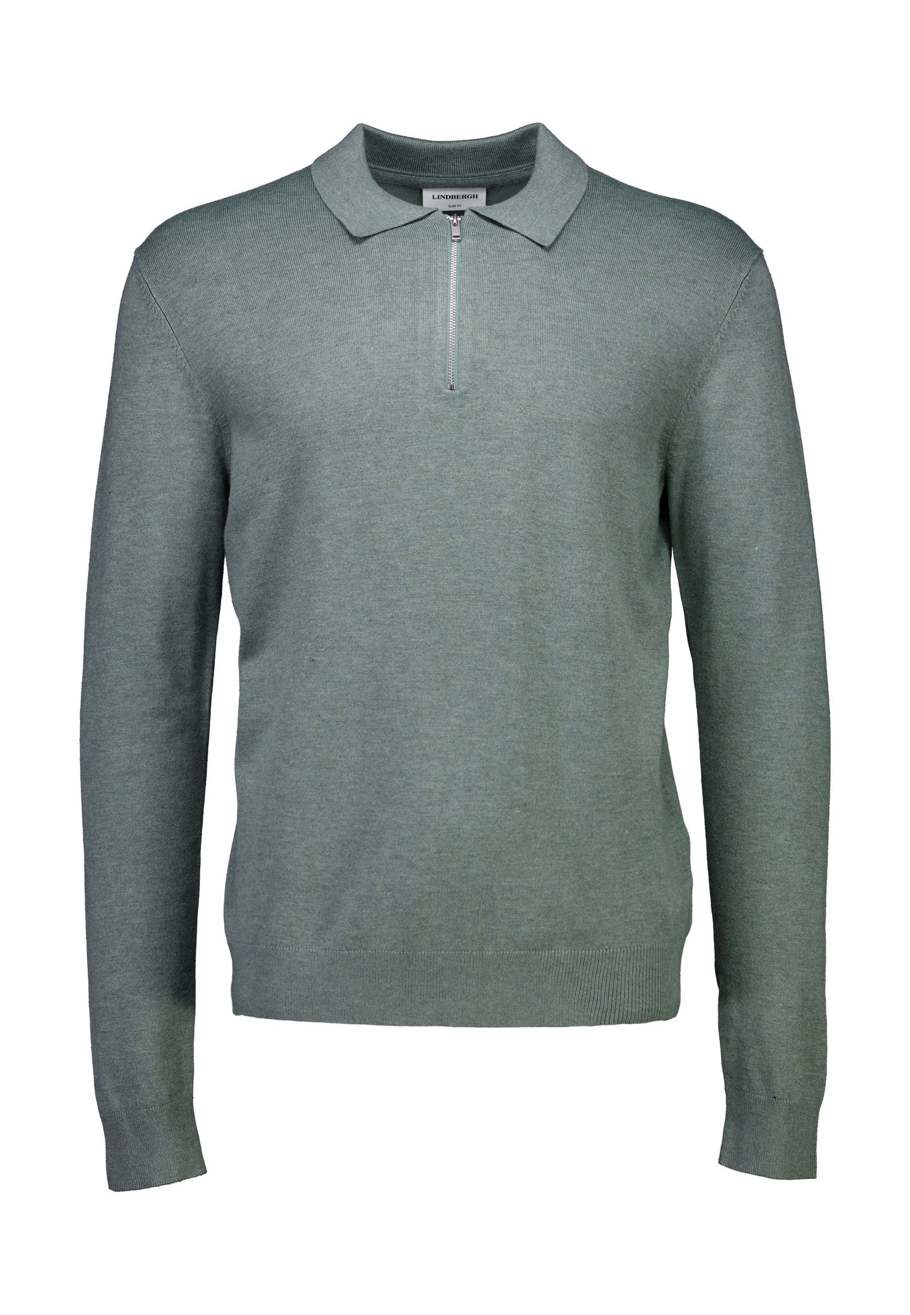ECOVERO L/S ZIP POLO Media 1