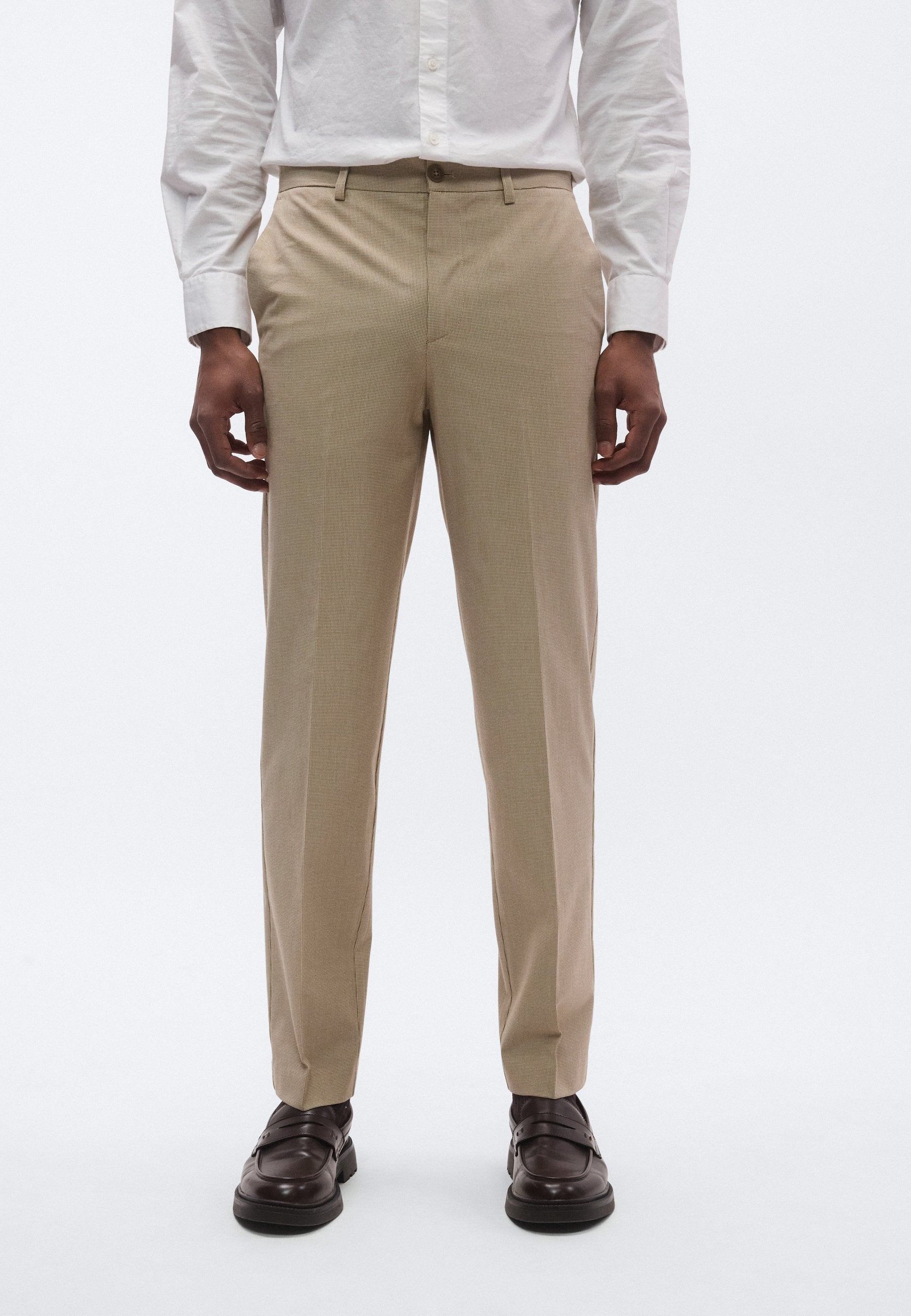 MINI HOUNDSTOOTH FORMAL PANTS Media 4