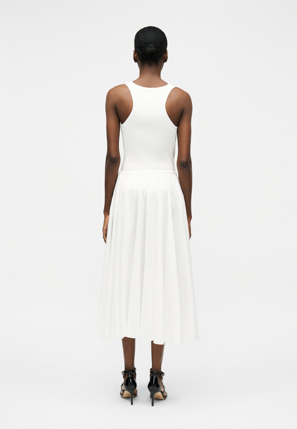 Norma Kamali FLARED SKIRT TO MIDCALF
