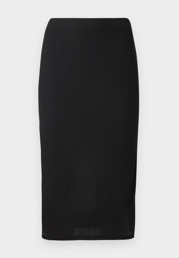 ONLY ONLEMMA SLIT  - Pencil skirt - black