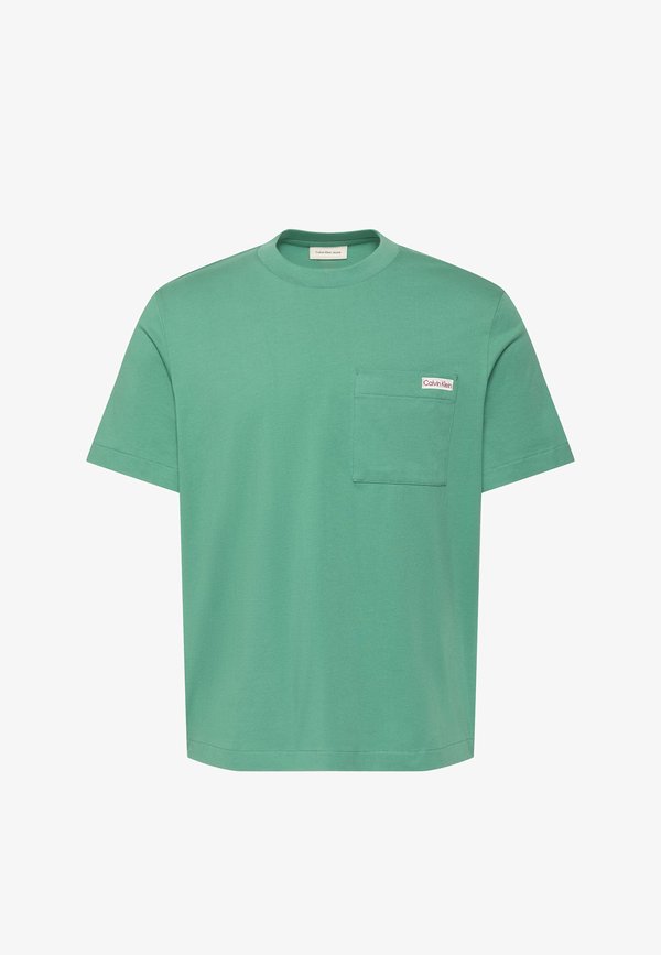 Calvin Klein Jeans EASY COIN POCKET - Basic T-shirt - wild green