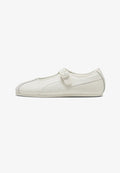 Puma PUMA TACKLETTE L - Ankle strap ballerina shoes - warm white- gold-silver fog