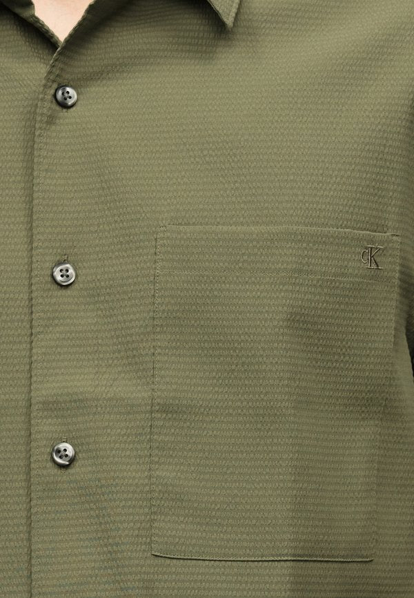 Calvin Klein SOLID SEERSUCKER CLASSIC SHIRT