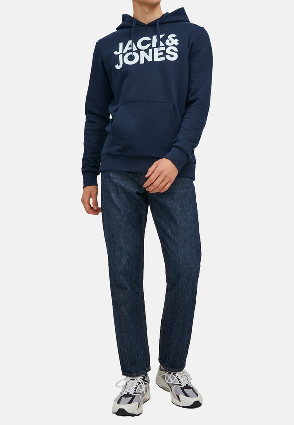 Jack & Jones JACK & JONES 2-PACK - Hoodie - dunkelblau/grau