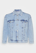 Vero Moda Curve VMCTESSA JACKET  - Denim jacket - light blue denim