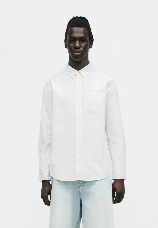 Calvin Klein Jeans WINDOWPANE OXFORD CLASSIC  - Shirt - tofu