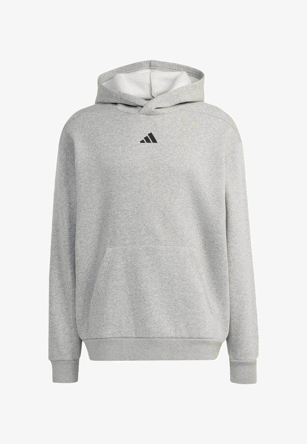 adidas Performance ADIDAS PERFORMANCE PRIMELIFT WORKOUT OVERSIZE GRAPHIC HOODIE - Hoodie - medium grey heather