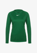 Nike Performance DRI-FIT PARK TRAININGS - Long sleeved top - pine green/white