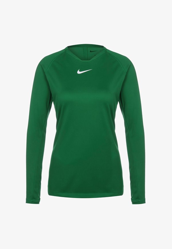 Nike Performance DRI-FIT PARK TRAININGS - Long sleeved top - pine green/white