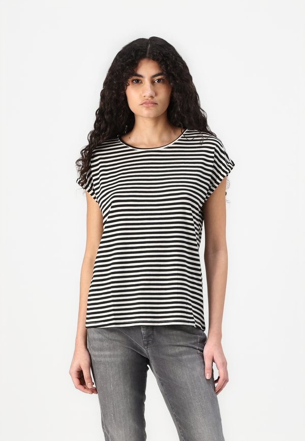 Vero Moda VMAVA - Print T-shirt - black/pristine