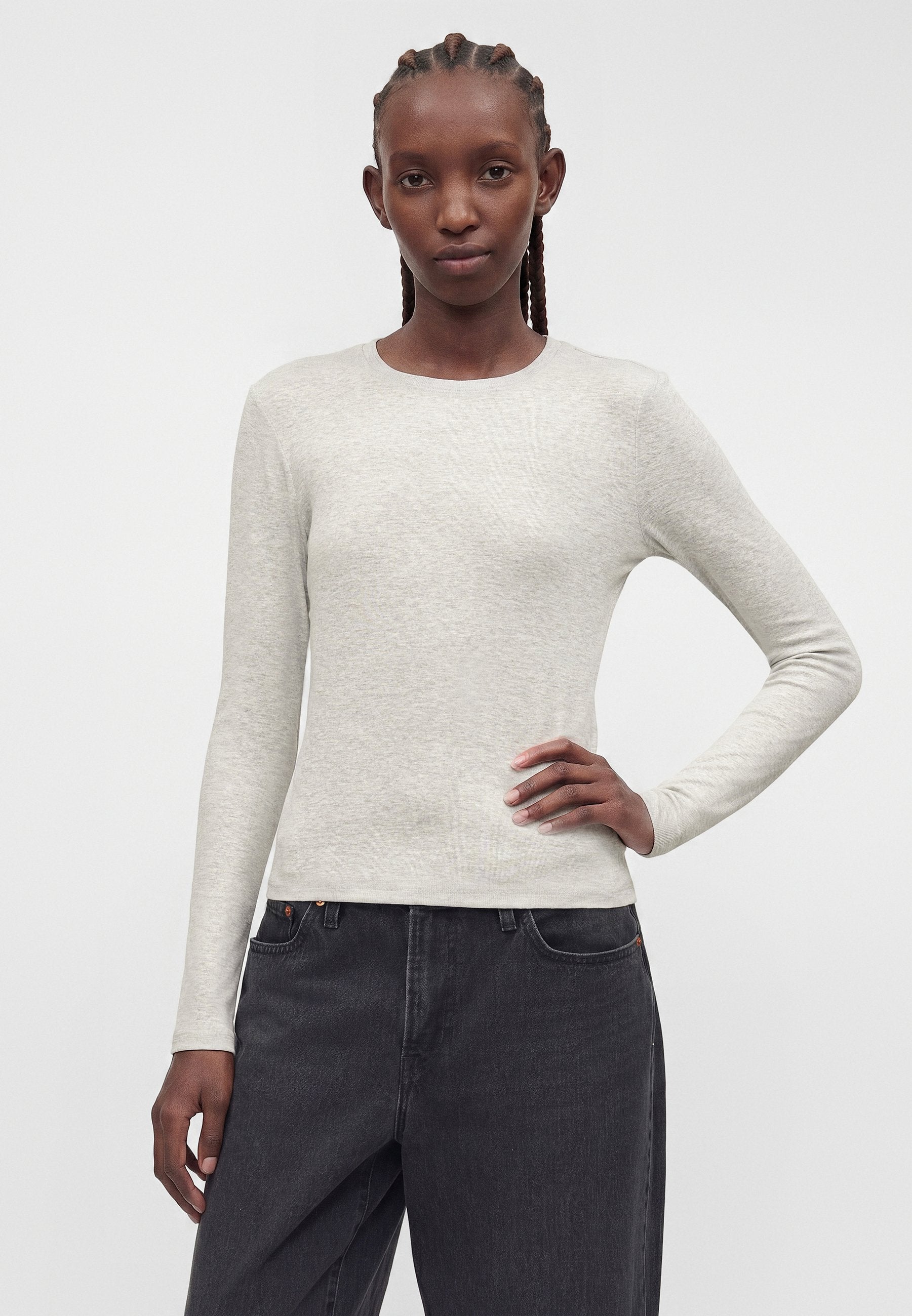 ONLY ONLRILEY O-NECK L/S TOP JRS NOOS