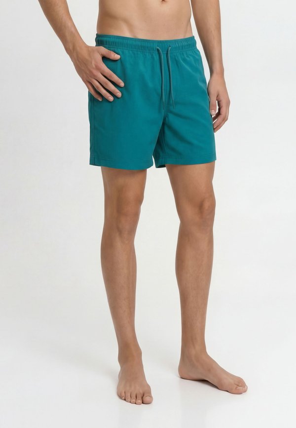 Jack & Jones JACK & JONES MEN'S SWIM SHORT JPSTMAUI WAVE LOGO PLAIN - Swimming shorts - Blue