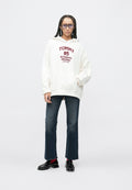 Tommy Jeans 1985 FLOCK LOGO OVERSIZED HOODY