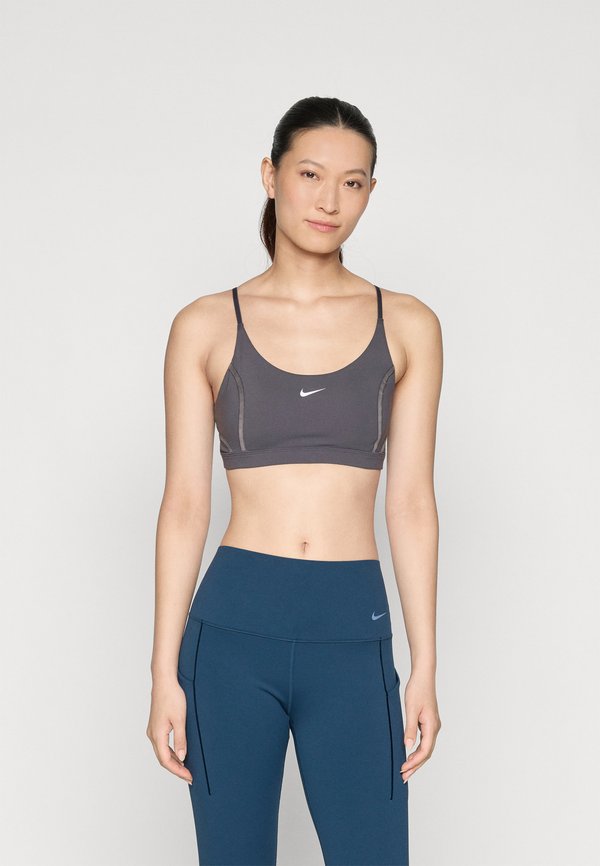 Nike Performance BRA  - Light support sports bra - thunder grey/white