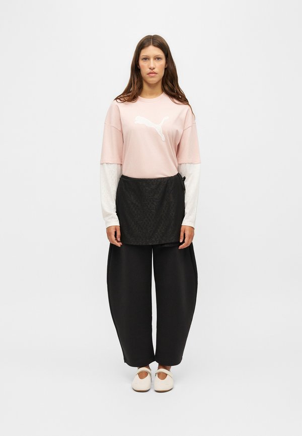 Puma OVERLAY BARREL SKOUSERS - Trousers - black