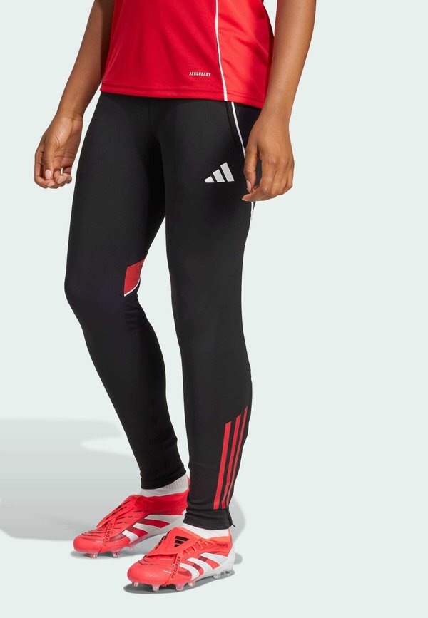 adidas Performance Tracksuit bottoms - black   team power red
