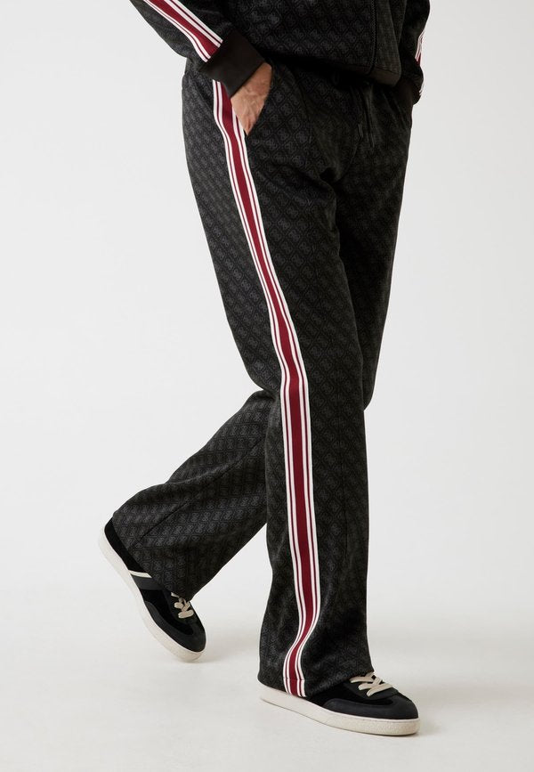 Guess REGULAR FIT LOGO - Tracksuit bottoms - mehrfarbig schwarz