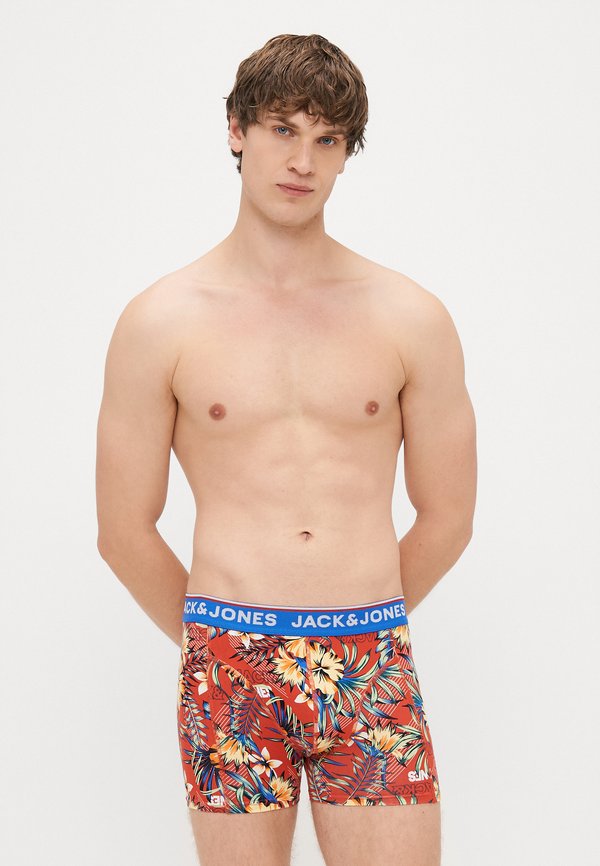 Jack & Jones Trunks 3-pack Trunks - Trunks - black/pompain red/blue lolite