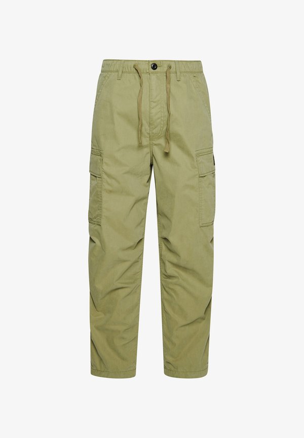 Superdry & Co VINTAGE PARACHUTE - Cargo trousers - hushed olive