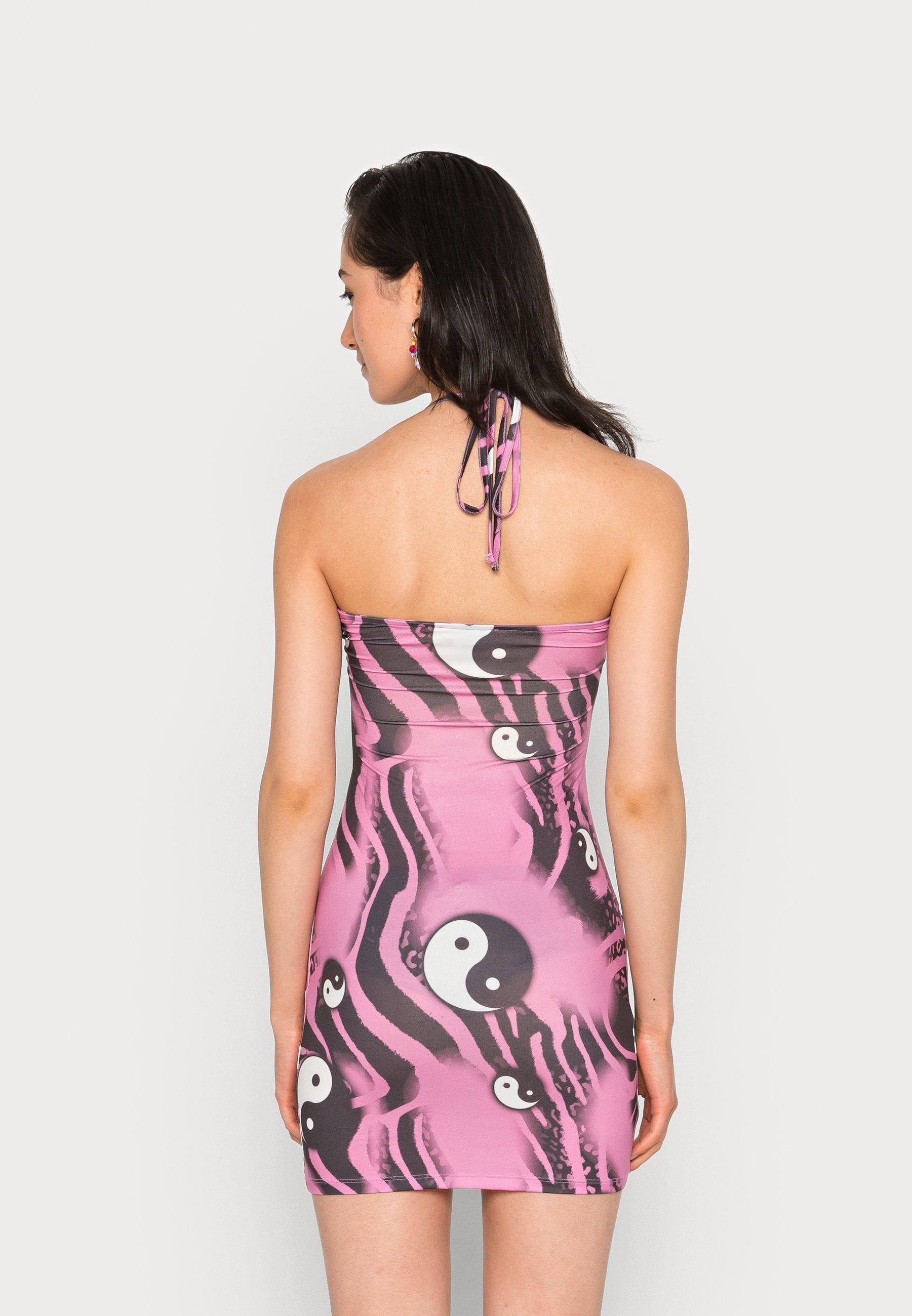 NEW girl ORDER PINK JACQUARD DRESS