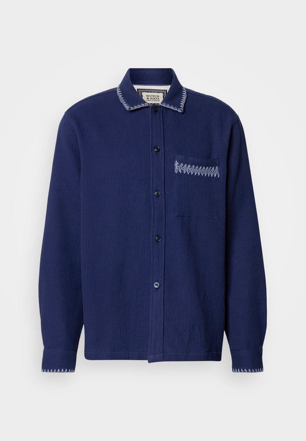 Scotch & Soda WAFFLE STRUCTURE RELAXED FIT SHIRT