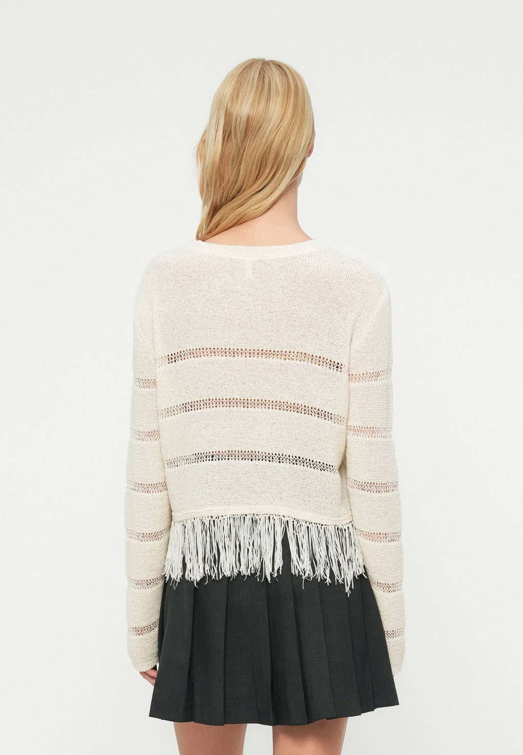ONLY ONLLEA FRINGE O NECK