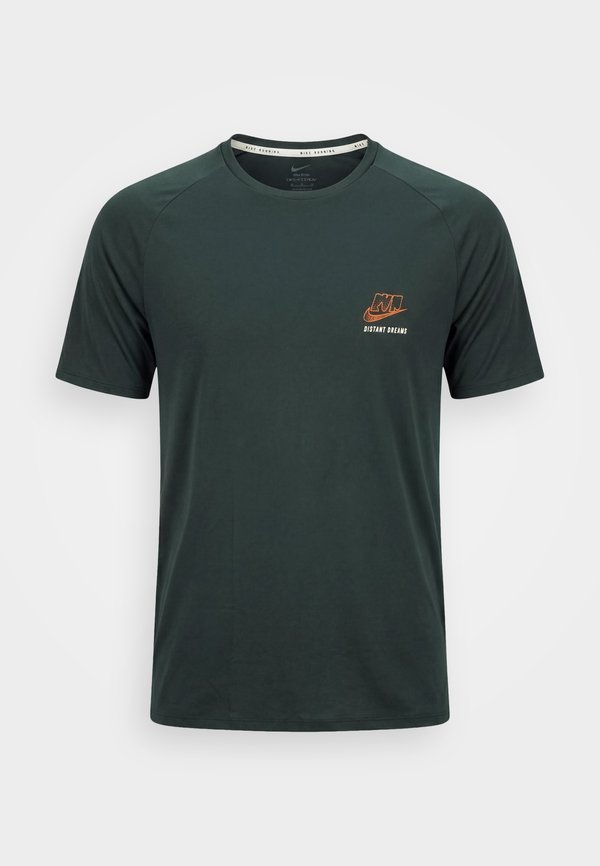 Nike Performance STRIDE - Sports T-shirt - black spruce