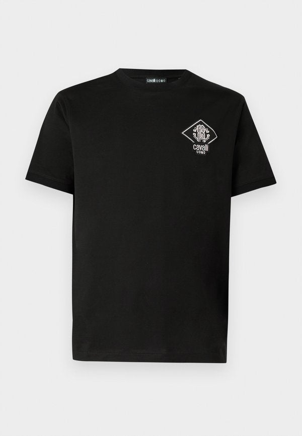 Cavalli Uomo MERCERIZED PATCH LOGO TEE
