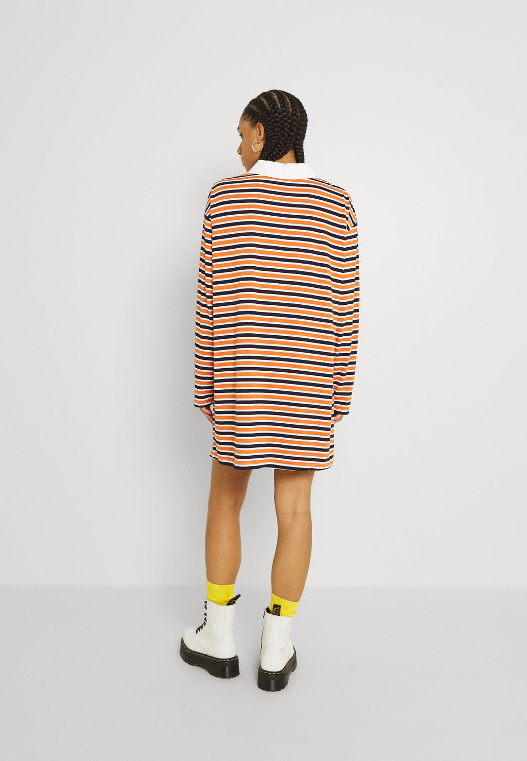 Glamorous LOOSE RUGBY SHIRT MINI DRESS