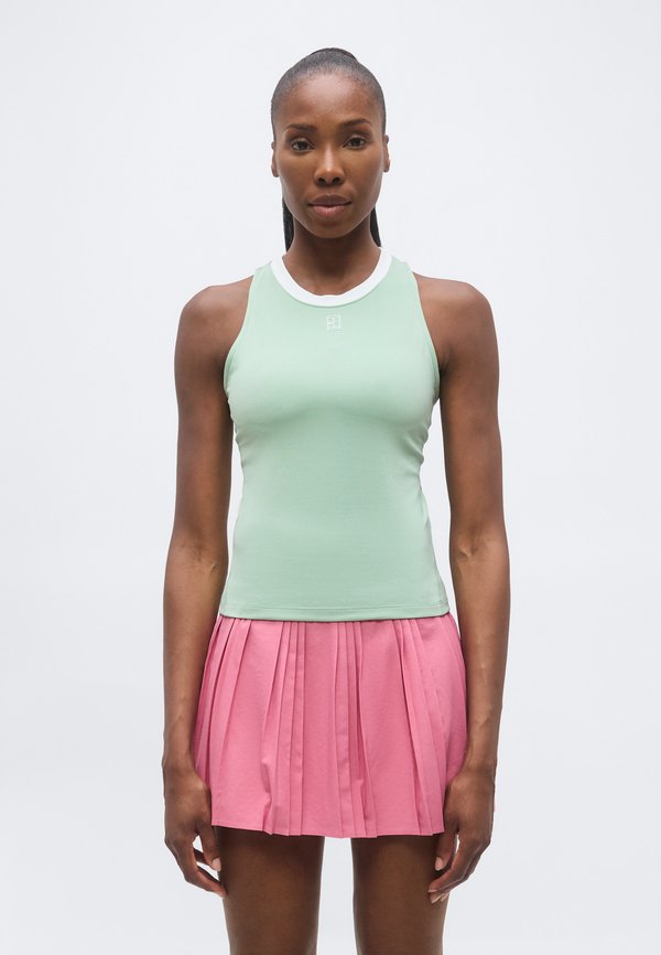 Nike Performance TANK - Top - steam/white
