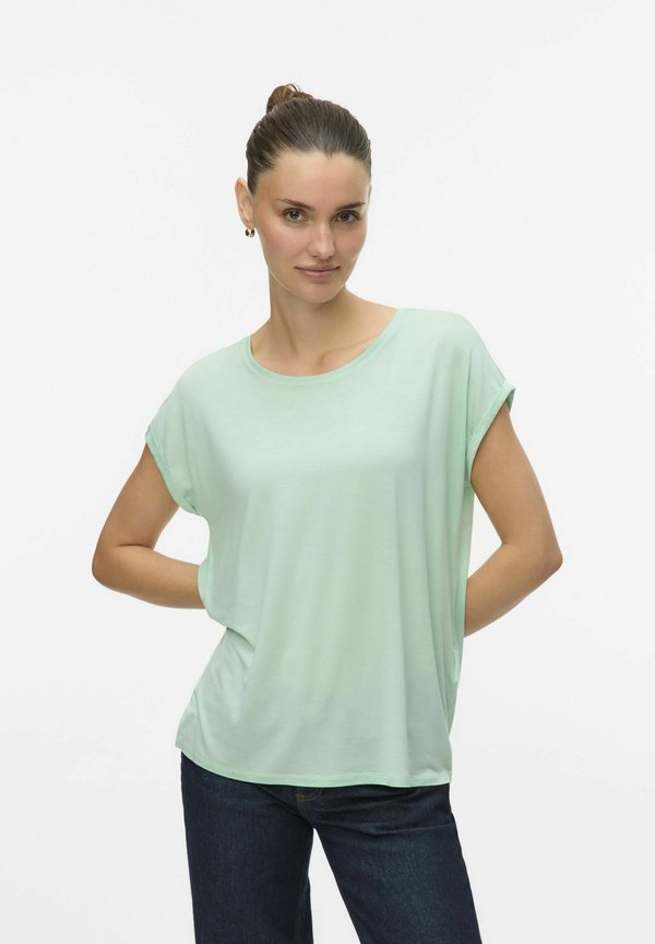 Vero Moda STRETCH AVA - Basic T-shirt - hellgrün