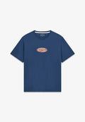 Guess REGULAR FIT T-SHIRT - Print T-shirt - blau