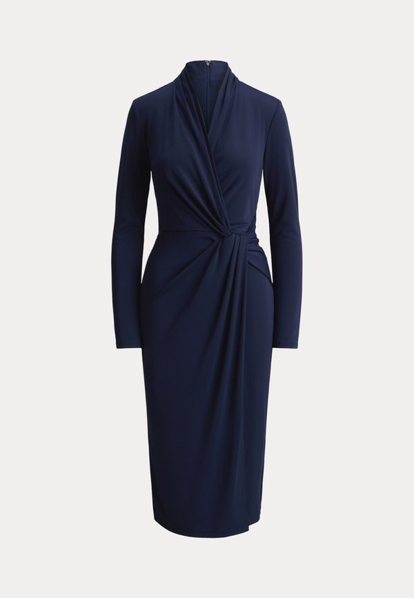 Lauren Ralph Lauren TWIST-FRONT JERSEY SURPLICE DRESS