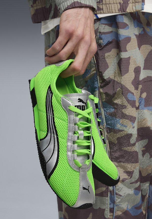Puma H-STREET UNISEX - Trainers - fizzy green puma silver