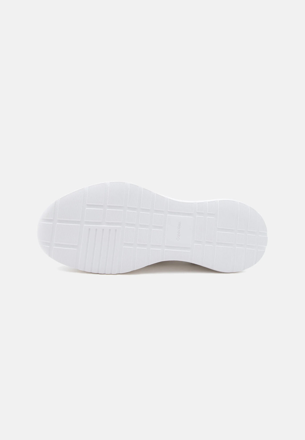 Calvin Klein Trainers - bright white/pearl grey/silver-coloured